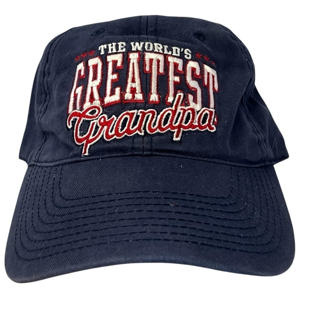 Navy 'World's Greatest Grandpa' Cap